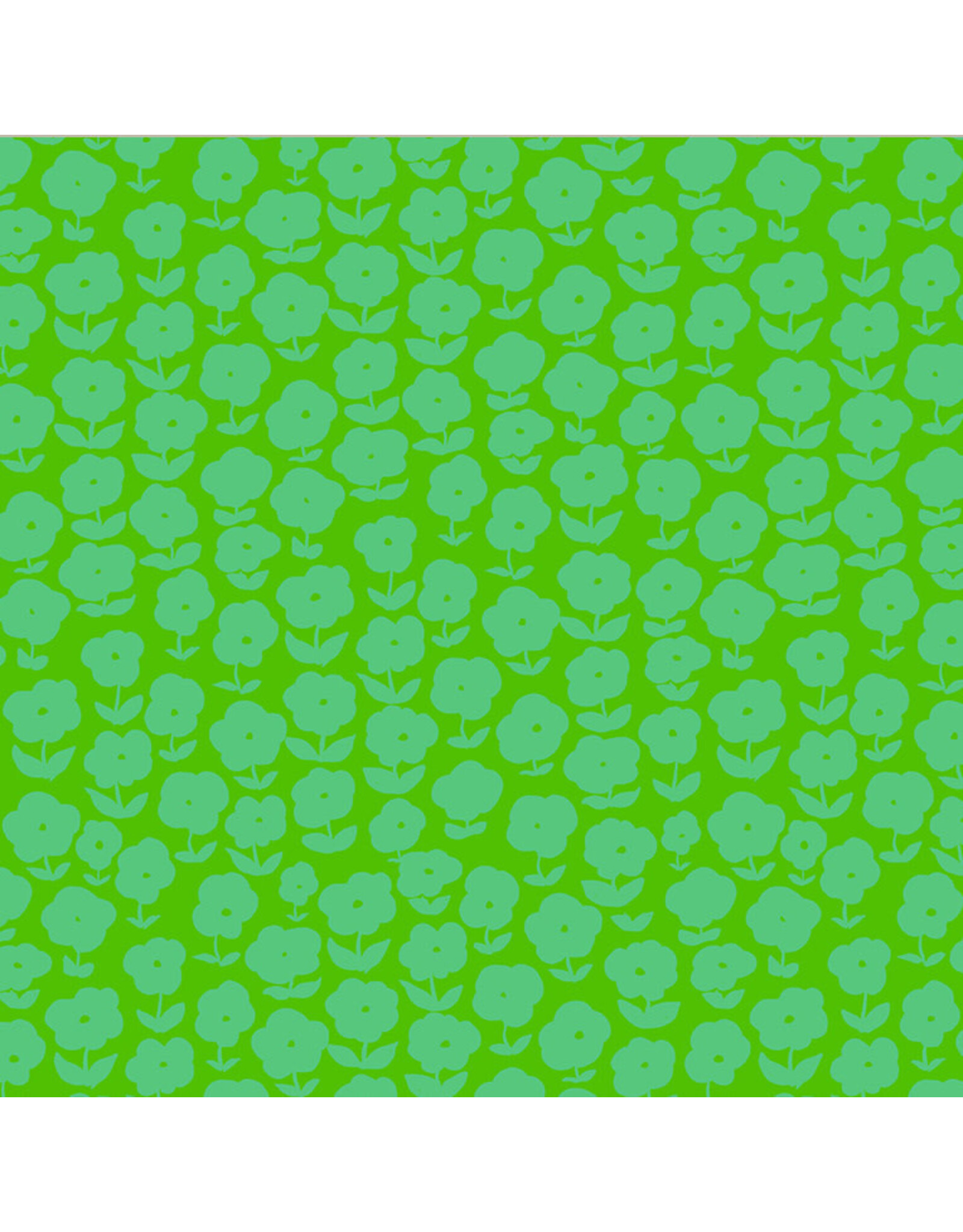 Heather Ross Ruby and Bee Blenders, Puffy Daisy in Pasture, Fabric Half-Yards