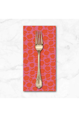 PD's Heather Ross Collection Ruby and Bee Blenders, Puffy Daisy in Purple Red, Dinner Napkin