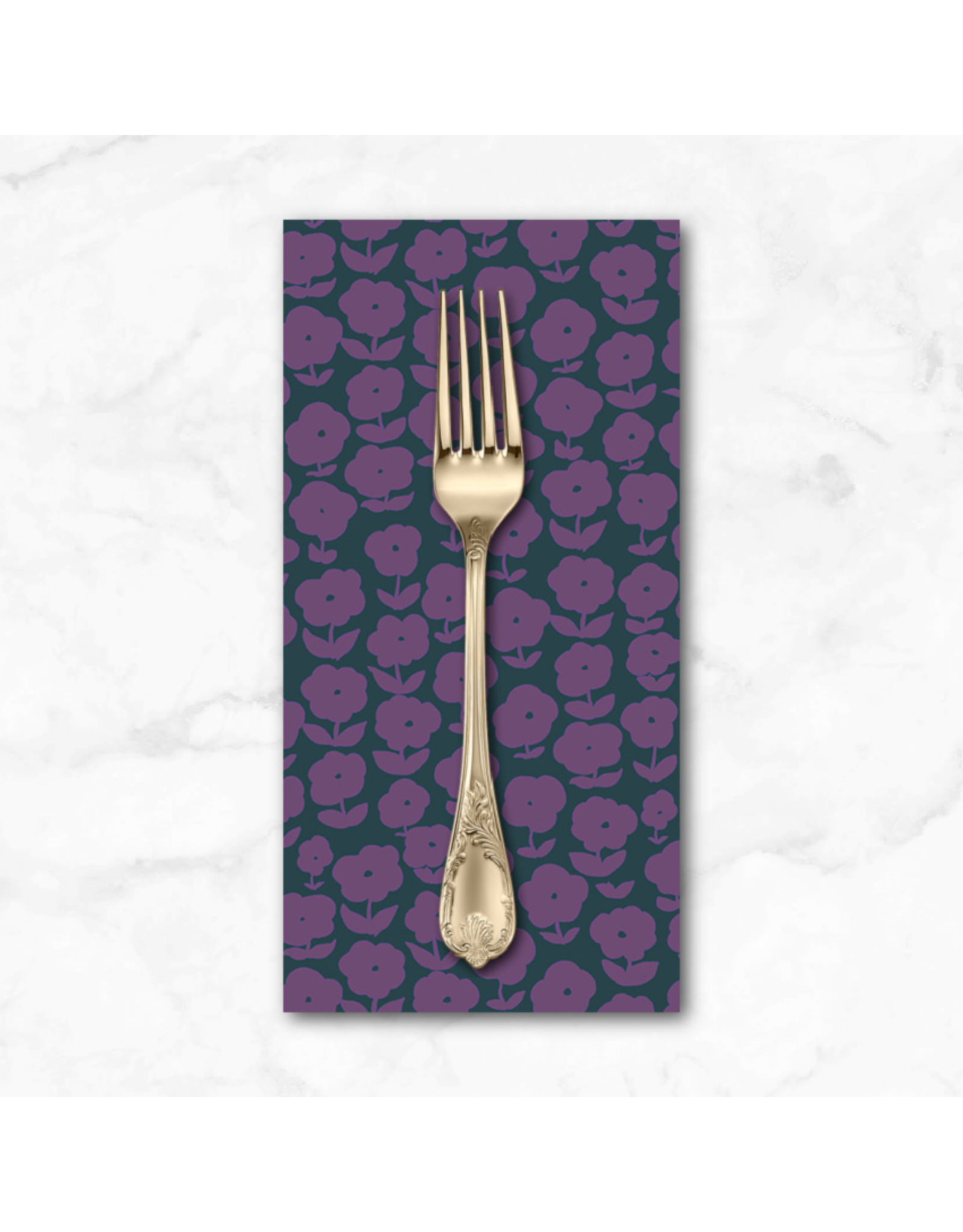 PD's Heather Ross Collection Ruby and Bee Blenders, Puffy Daisy in Salvia, Dinner Napkin