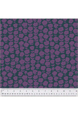 Heather Ross Ruby and Bee Blenders, Puffy Daisy in Salvia, Fabric Half-Yards