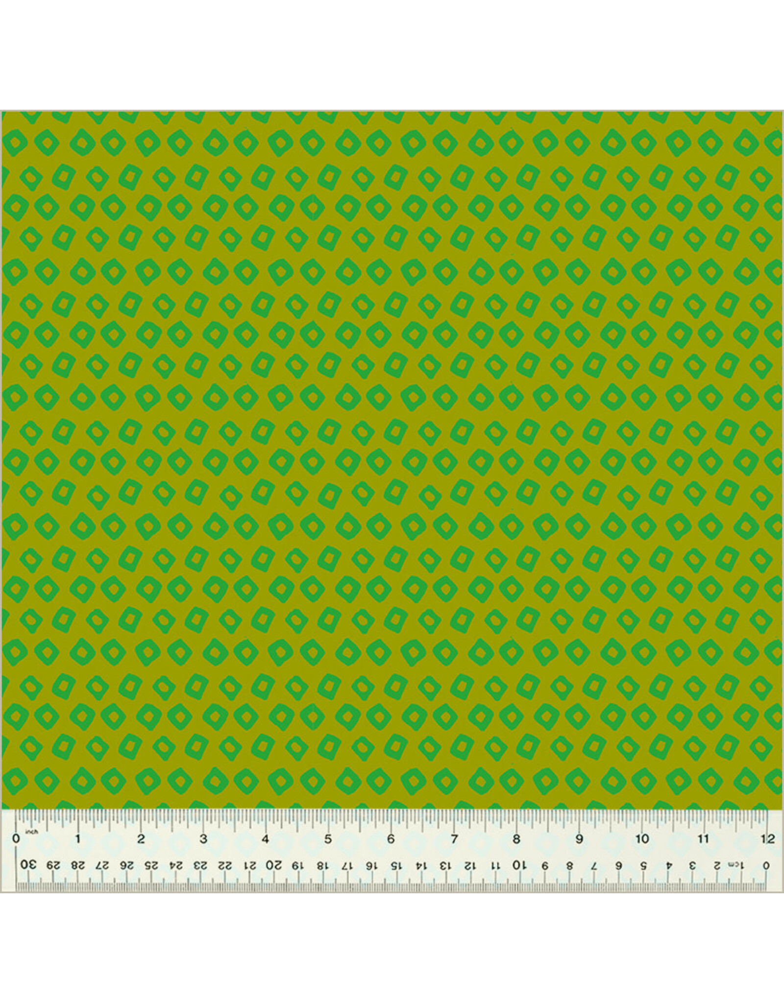 PD's Heather Ross Collection Ruby and Bee Blenders, Shibori in Avocado Agave, Dinner Napkin