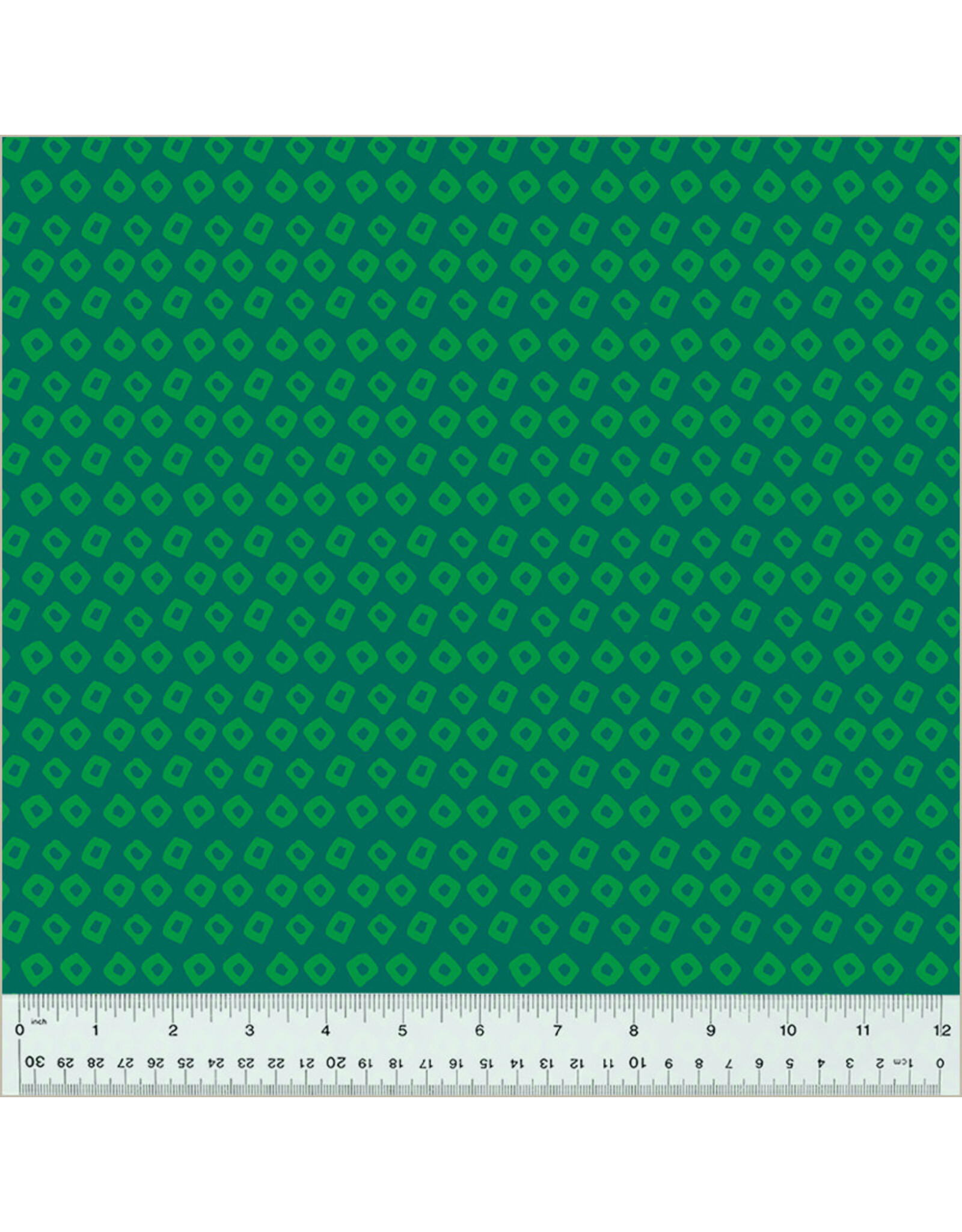Heather Ross Ruby and Bee Blenders, Shibori in Kelp Evergreen, Fabric Half-Yards
