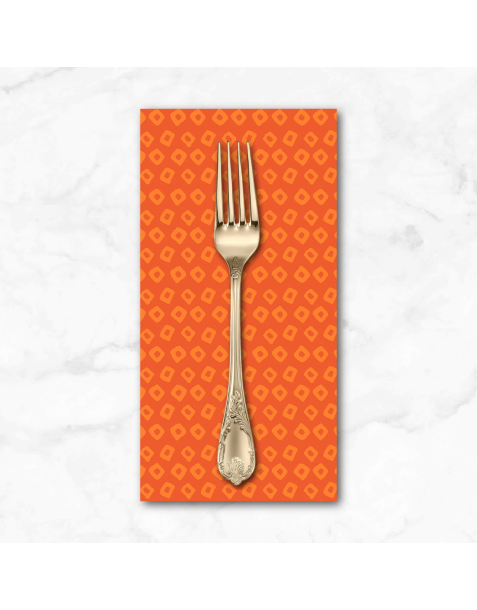 PD's Heather Ross Collection Ruby and Bee Blenders, Shibori in Mandarin Marigold, Dinner Napkin