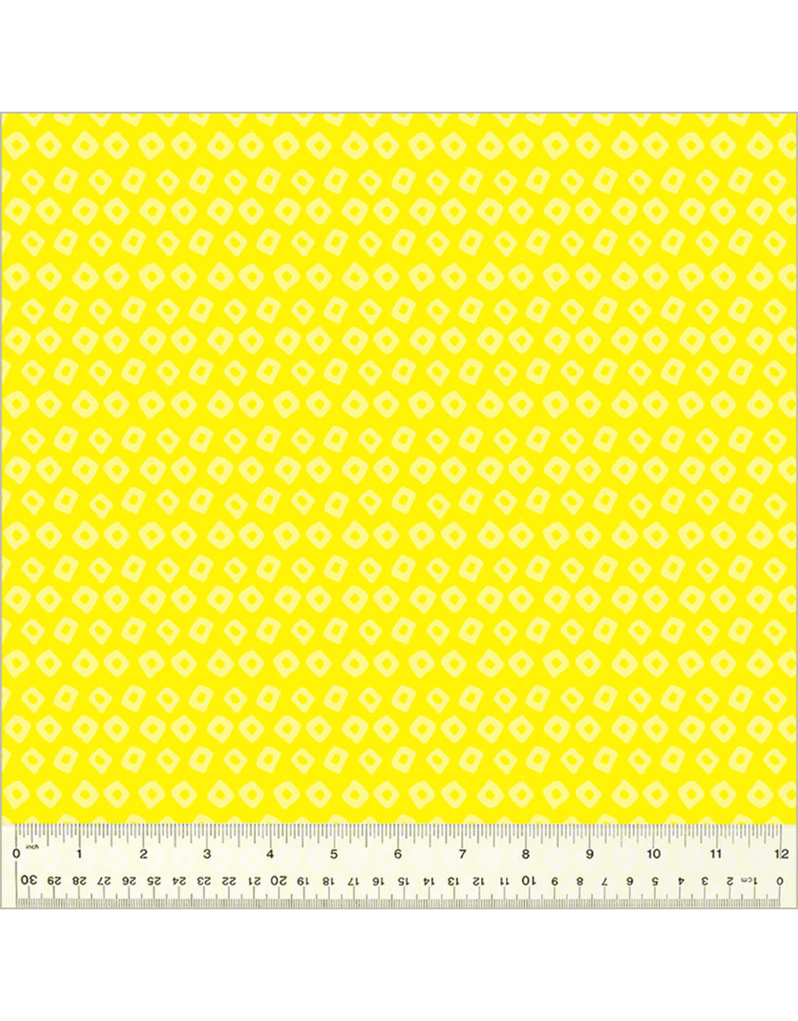 Heather Ross Ruby and Bee Blenders, Shibori in Meyer Daffodil, Fabric Half-Yards