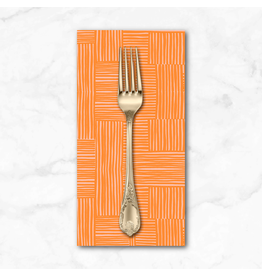 PD's Heather Ross Collection Ruby and Bee Blenders, Woven in Creamsicle Blush, Dinner Napkin