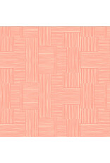 Heather Ross Ruby and Bee Blenders, Woven in Shell Peachy, Fabric Half-Yards