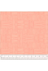 Heather Ross Ruby and Bee Blenders, Woven in Shell Peachy, Fabric Half-Yards