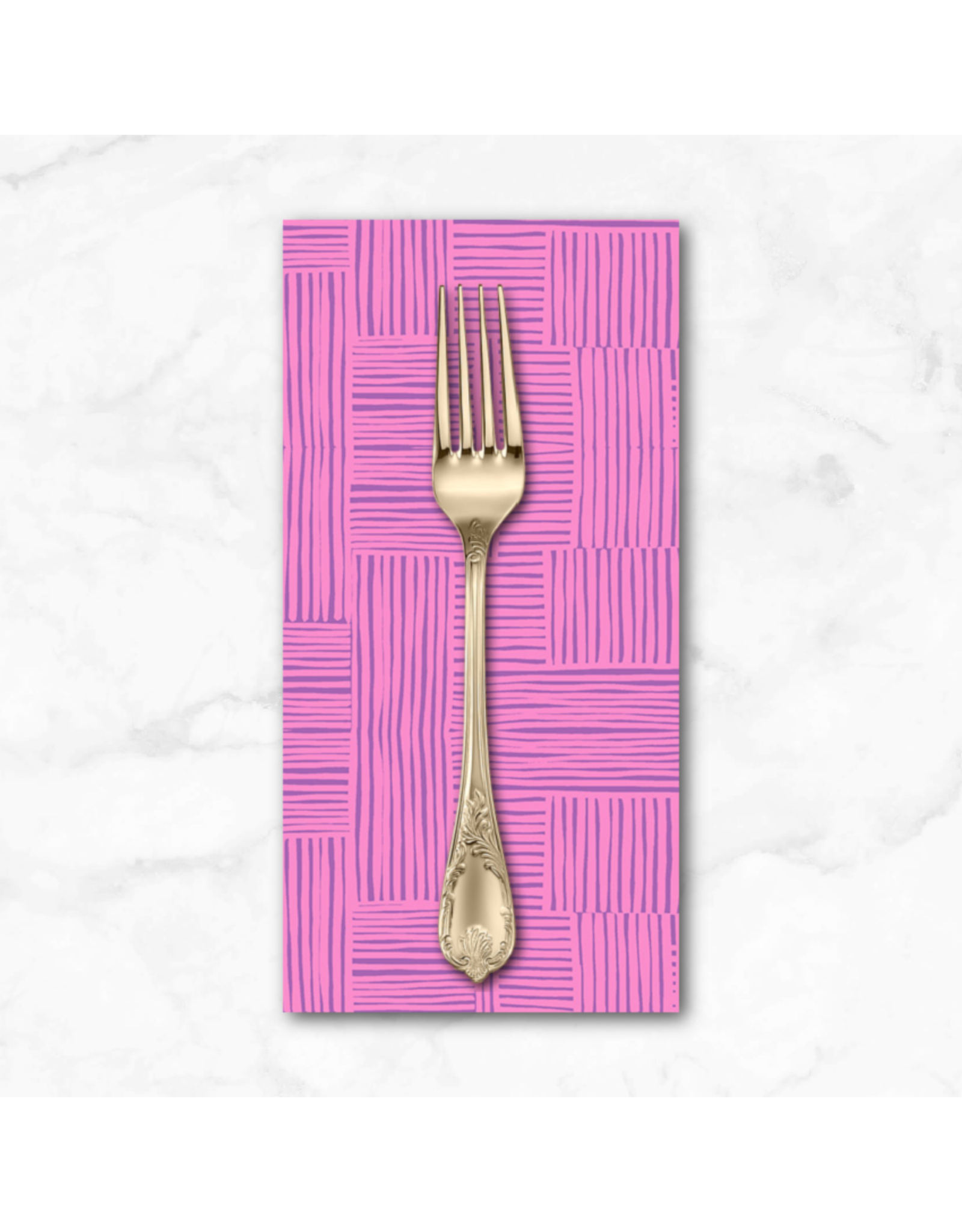 PD's Heather Ross Collection Ruby and Bee Blenders, Woven in Vervain Salvia, Dinner Napkin