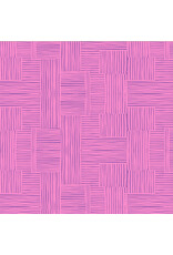 Heather Ross Ruby and Bee Blenders, Woven in Vervain Salvia, Fabric Half-Yards