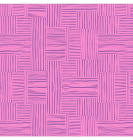 Heather Ross Ruby and Bee Blenders, Woven in Vervain Salvia, Fabric Half-Yards