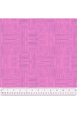Heather Ross Ruby and Bee Blenders, Woven in Vervain Salvia, Fabric Half-Yards