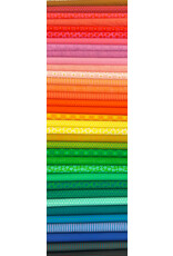 Heather Ross Ruby and Bee Blenders, Fat Quarter Bundle containing 40 pcs.