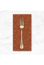 PD's Monaluna Collection Moonlit, Glimmer in Brick, Dinner Napkin
