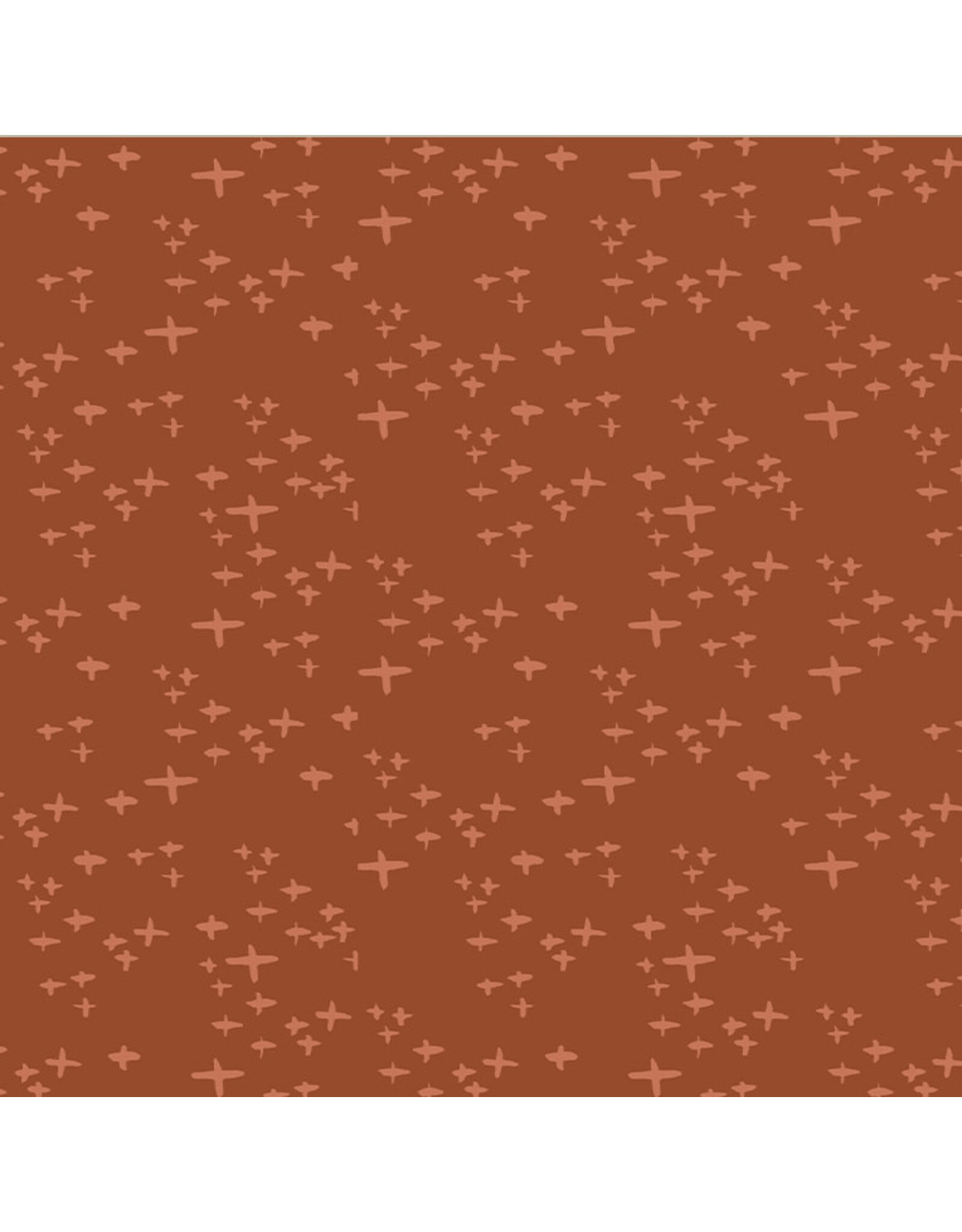 Monaluna Moonlit, Glimmer in Brick, Fabric Half-Yards