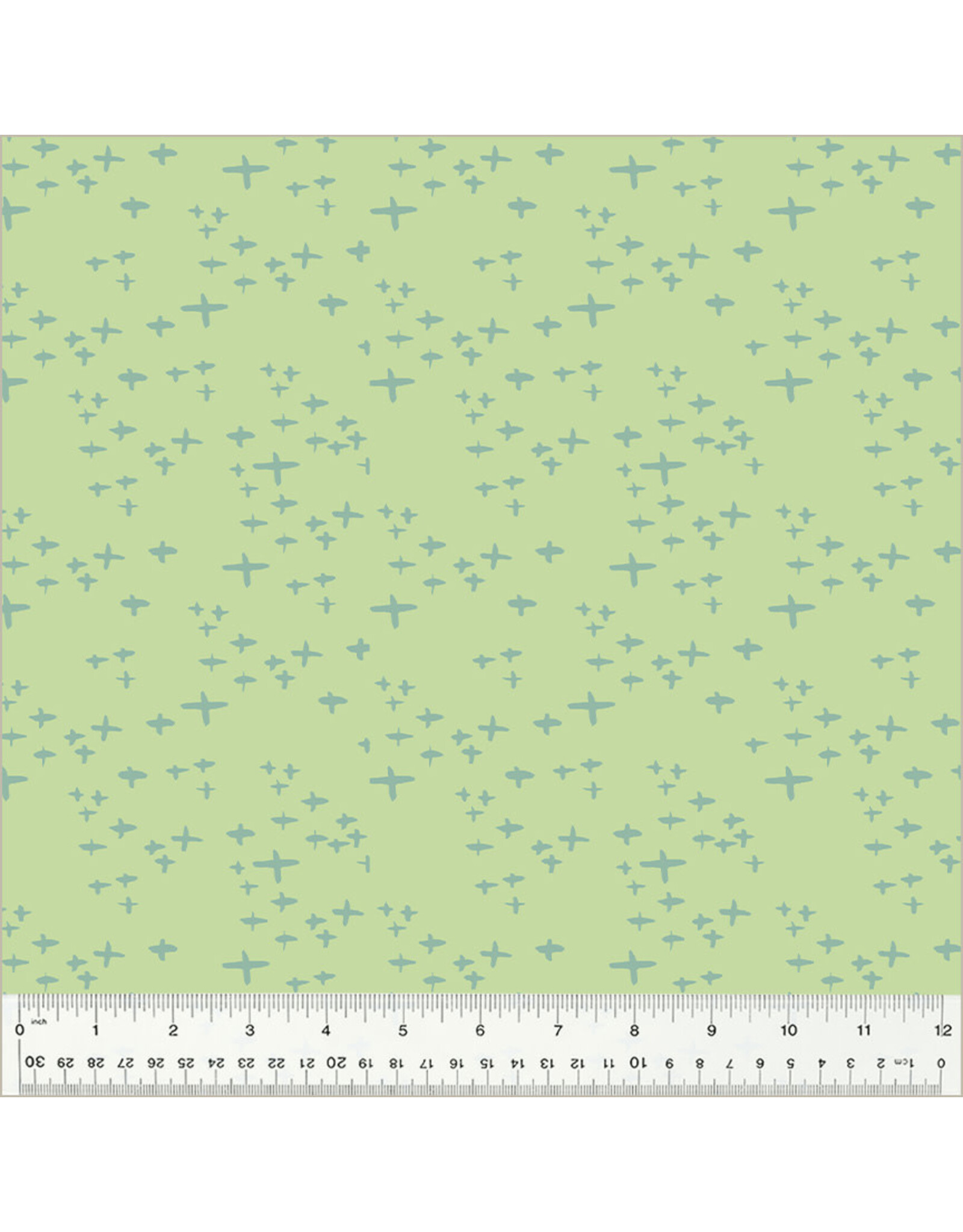 Monaluna Moonlit, Glimmer in Celery, Fabric Half-Yards
