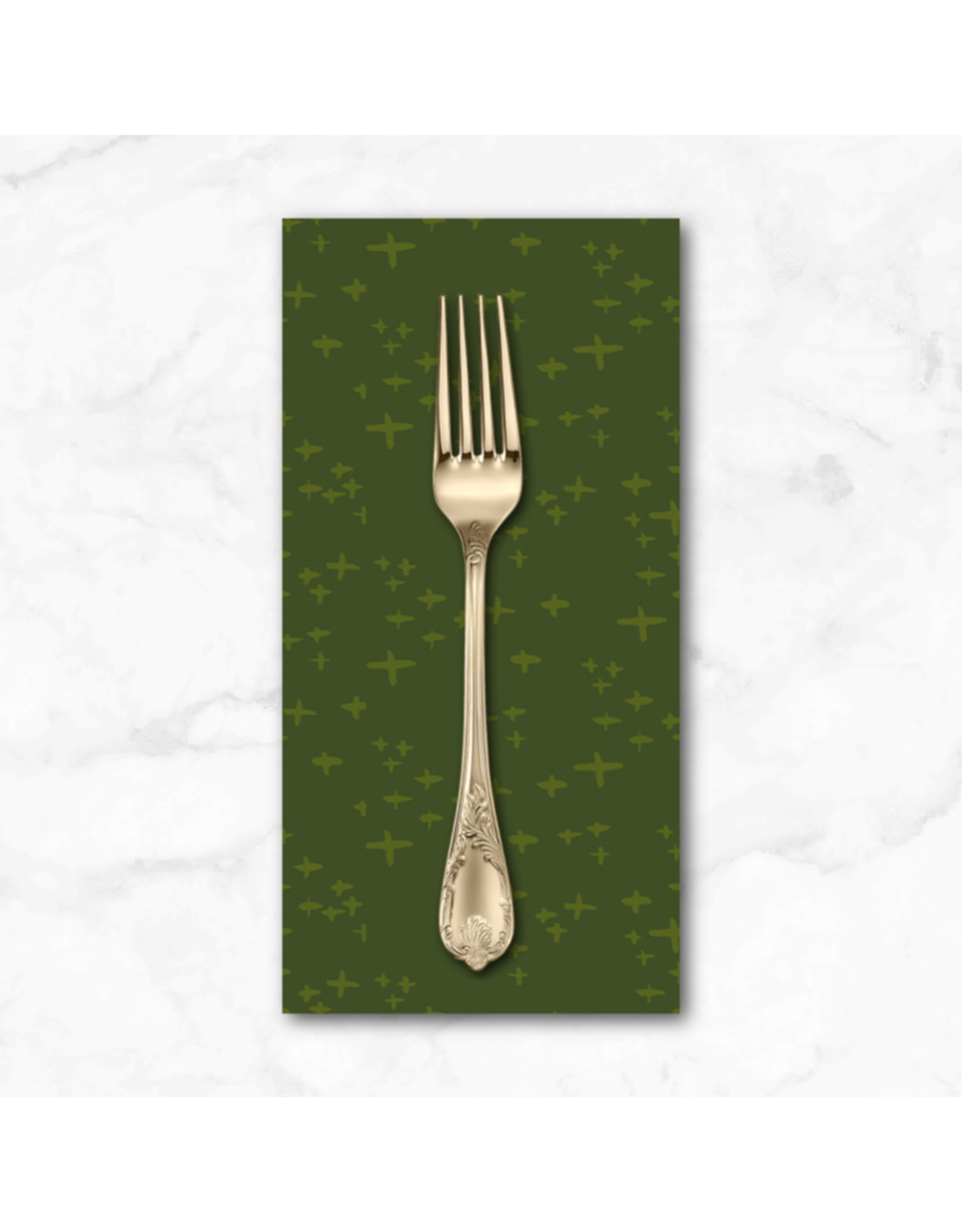 PD's Monaluna Collection Moonlit, Glimmer in Grassy, Dinner Napkin