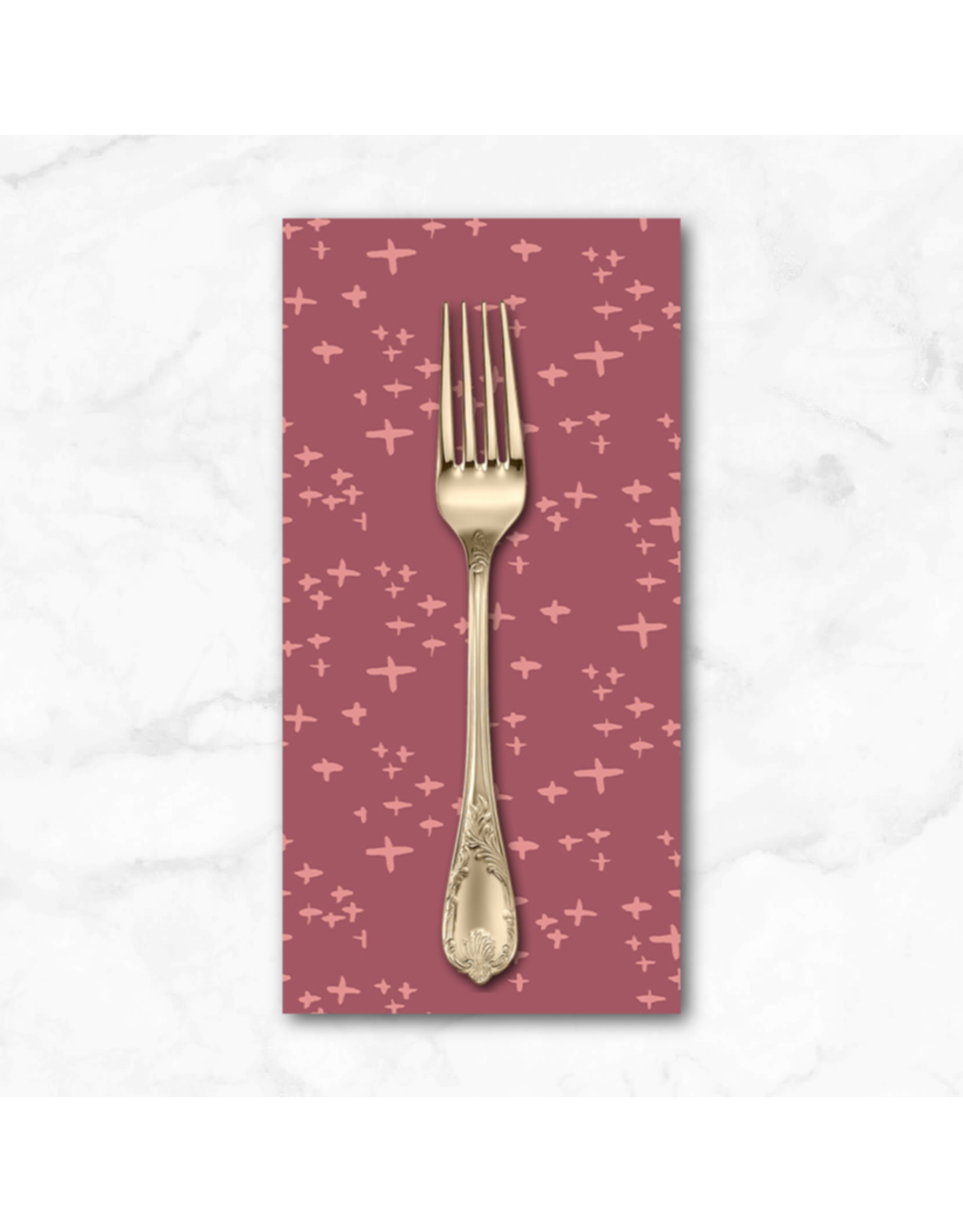PD's Monaluna Collection Moonlit, Glimmer in Plum, Dinner Napkin