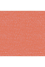 Monaluna Moonlit, Rainfall in Coral, Fabric Half-Yards