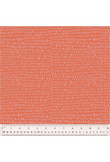Monaluna Moonlit, Rainfall in Coral, Fabric Half-Yards