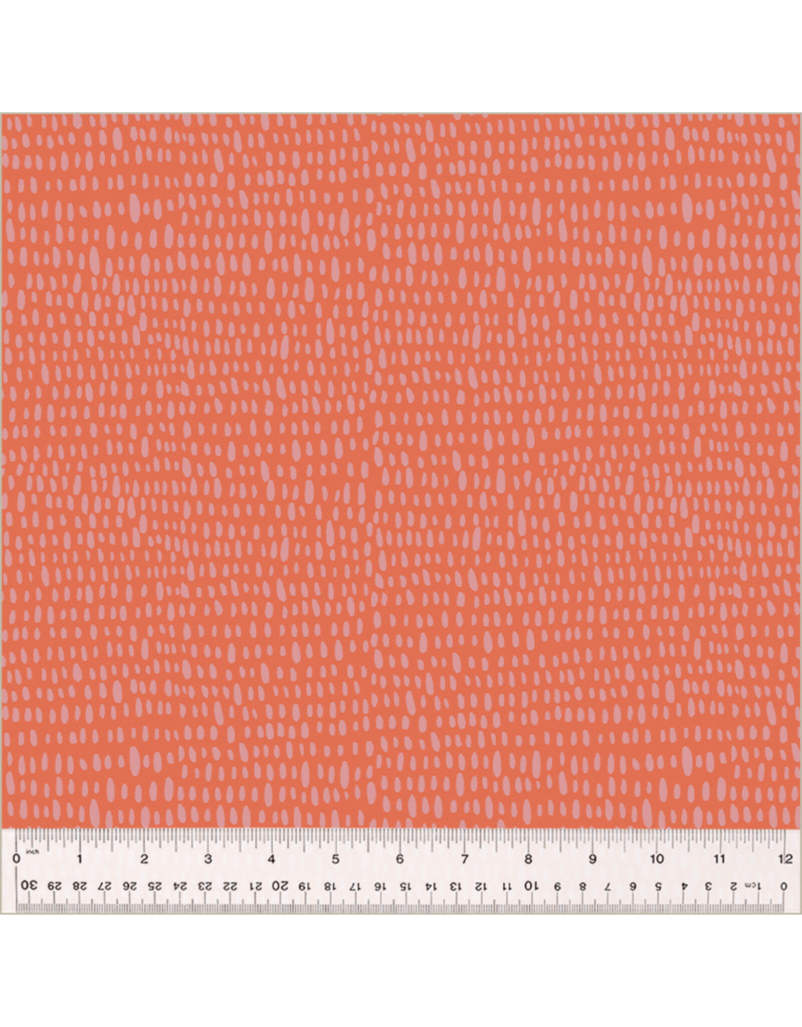 Monaluna Moonlit, Rainfall in Coral, Fabric Half-Yards