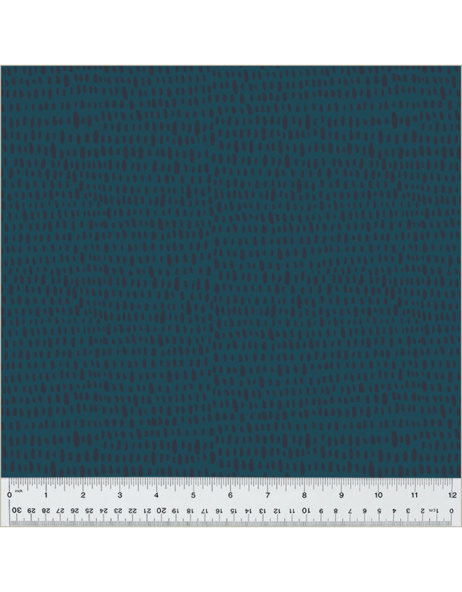 Monaluna Moonlit, Rainfall in Ultramarine, Fabric Half-Yards