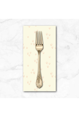 PD's Monaluna Collection Moonlit, Sprout in Ivory, Dinner Napkin
