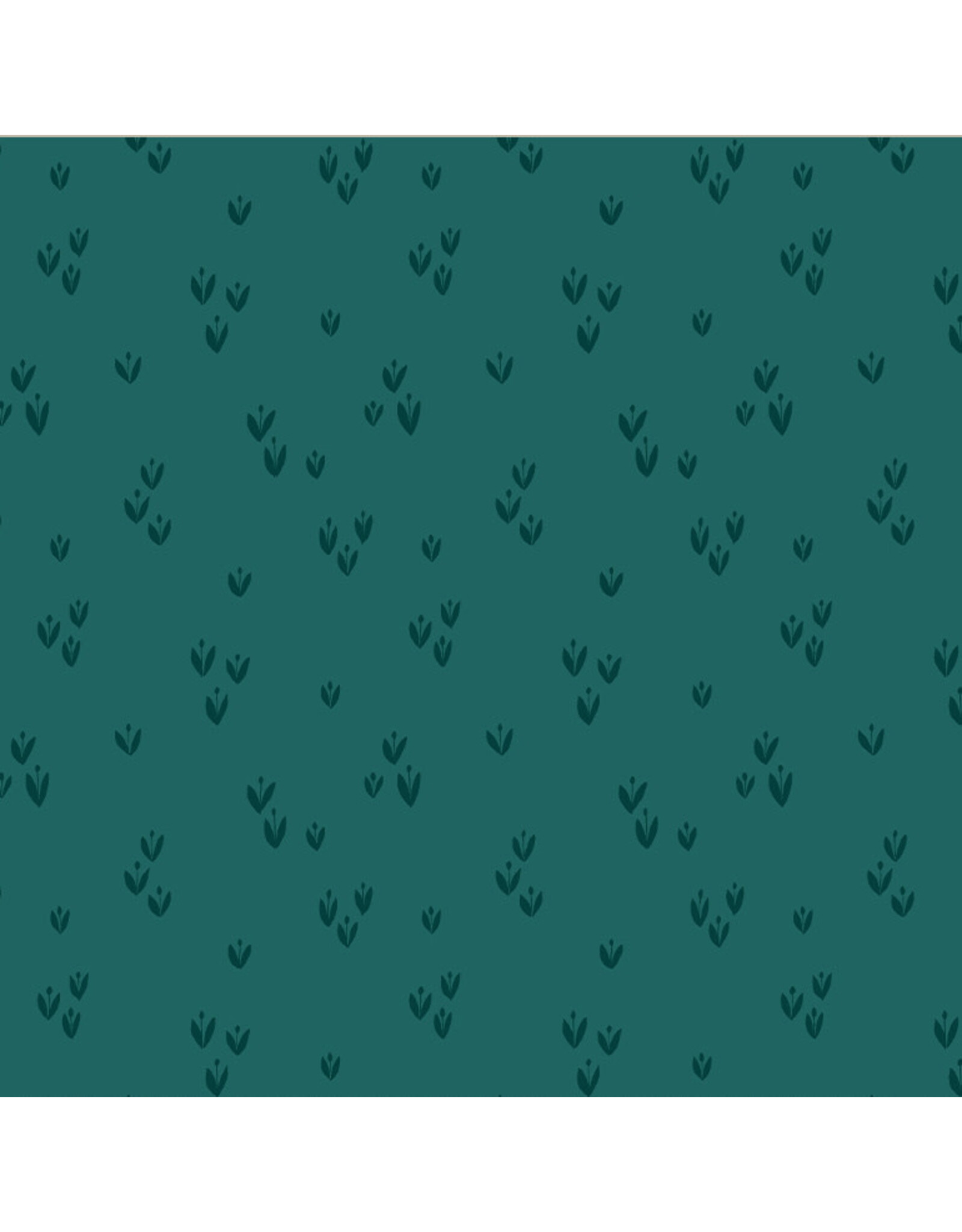 Monaluna Moonlit, Sprout in Lagoon, Fabric Half-Yards