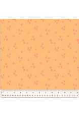 Monaluna Moonlit, Sprout in Peach, Fabric Half-Yards