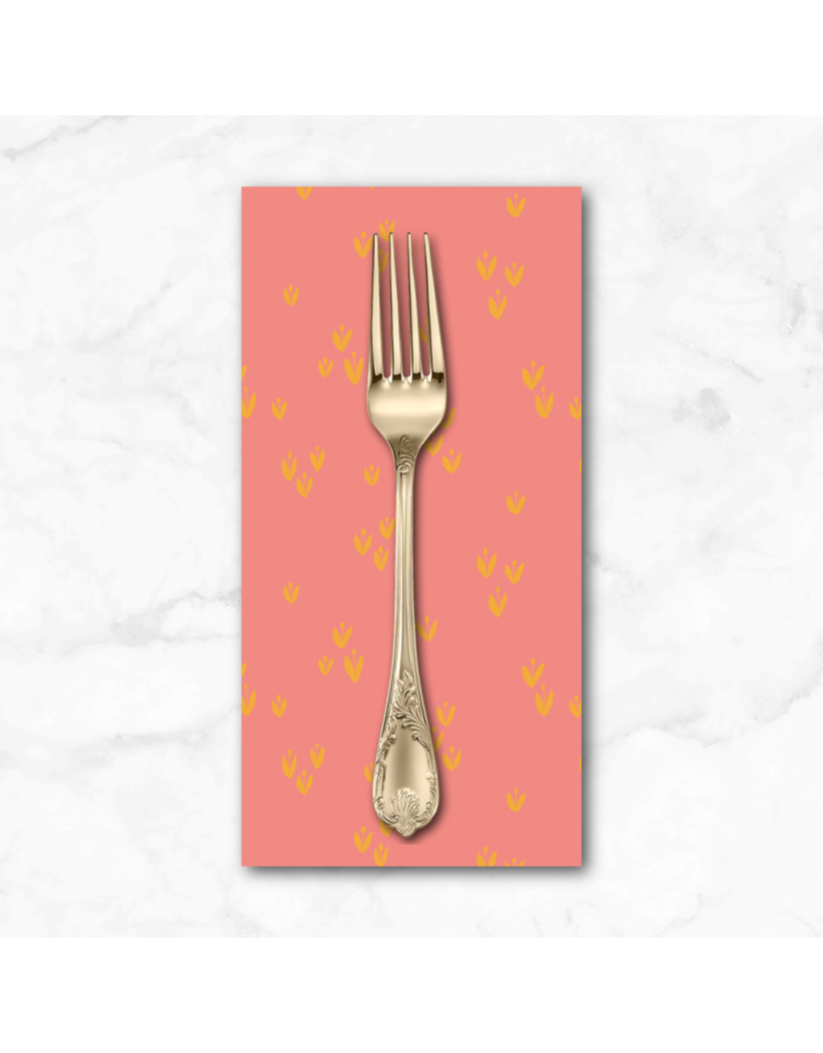 PD's Monaluna Collection Moonlit, Sprout in Peony, Dinner Napkin