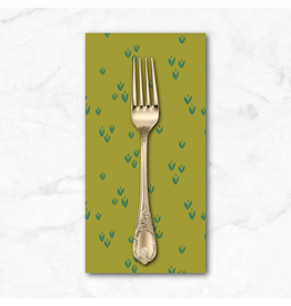 PD's Monaluna Collection Moonlit, Sprout in Sprig, Dinner Napkin
