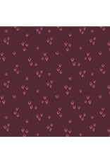 Monaluna Moonlit, Sprout in Wine, Fabric Half-Yards