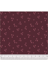Monaluna Moonlit, Sprout in Wine, Fabric Half-Yards