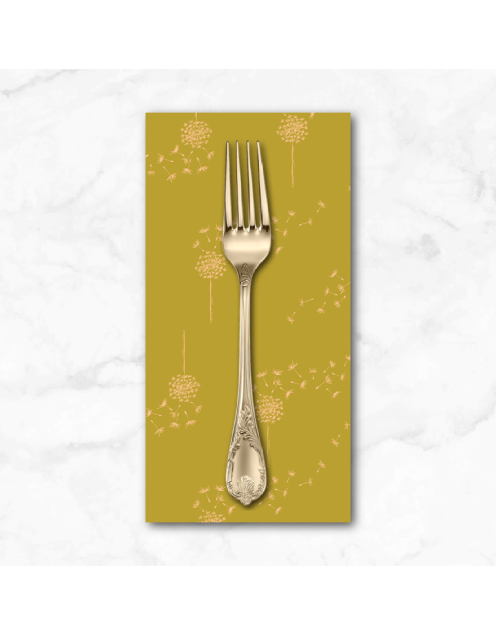 PD's Monaluna Collection Moonlit, Wish in Brass, Dinner Napkin