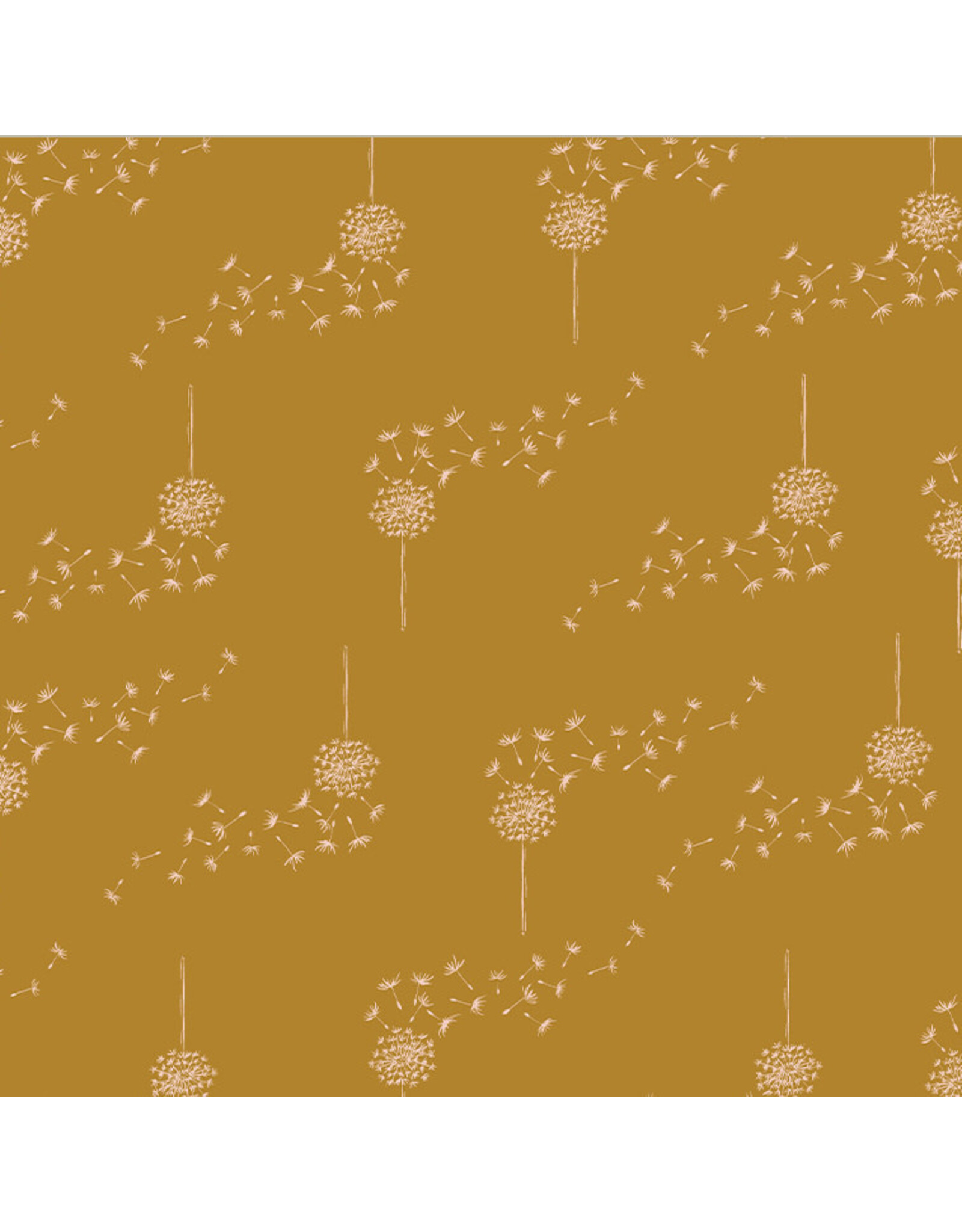 Monaluna Moonlit, Wish in Mustard, Fabric Half-Yards