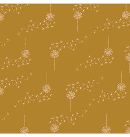 Monaluna Moonlit, Wish in Mustard, Fabric Half-Yards