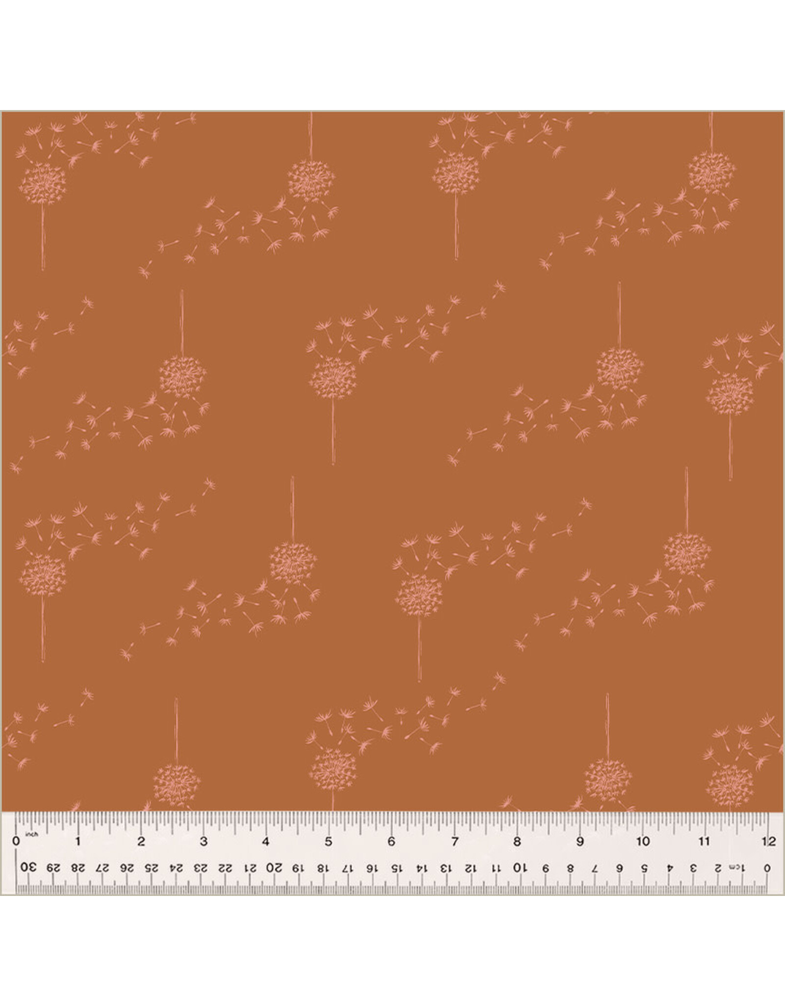 Monaluna Moonlit, Wish in Pumpkin, Fabric Half-Yards