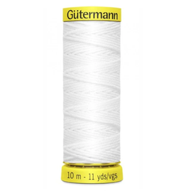 Gutermann Gutermann, Elastic Thread - 10m, White