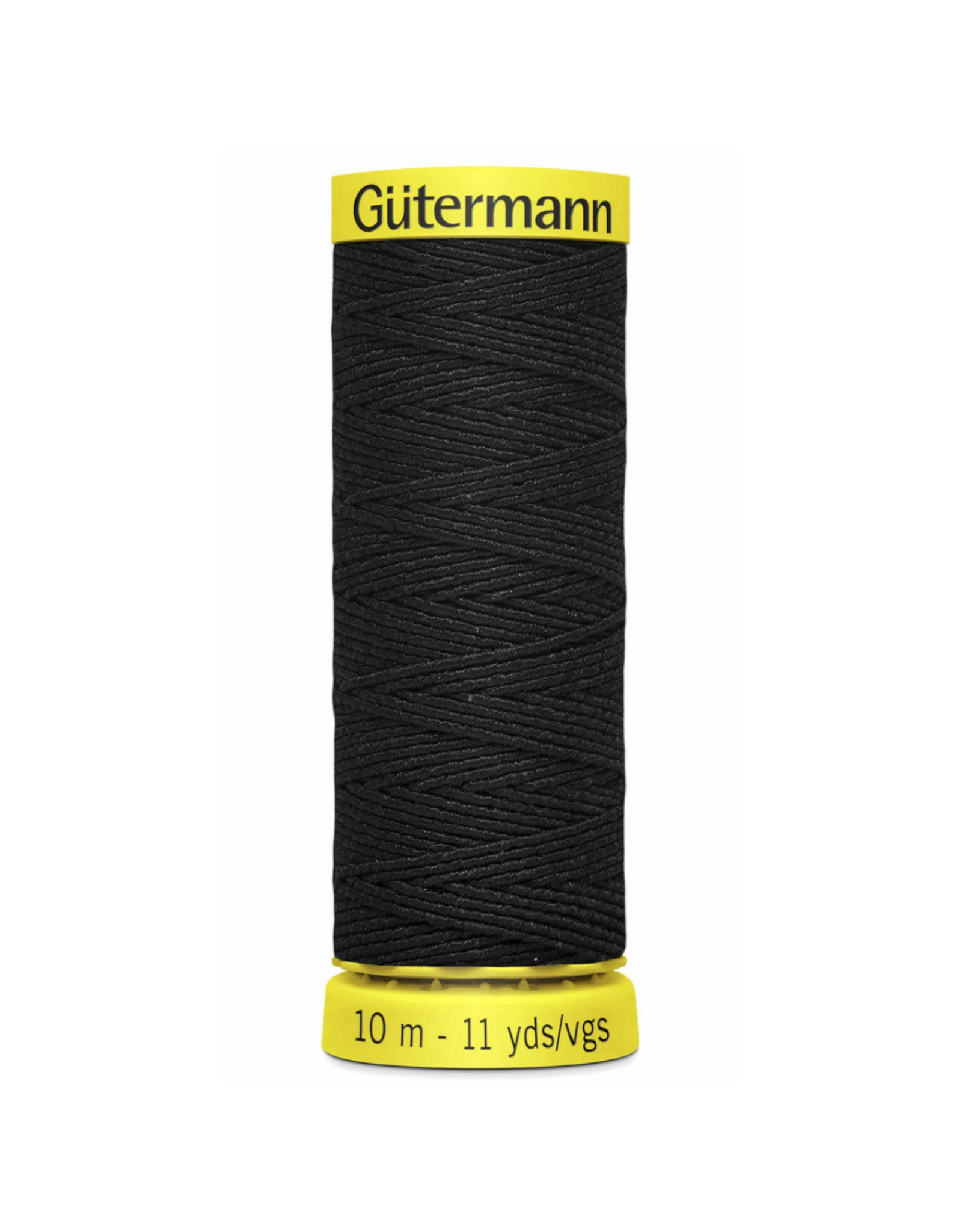 Gutermann Gutermann, Elastic Thread - 10m Black