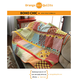Orange Dot Quilts Boho Chic Quilt Pattern