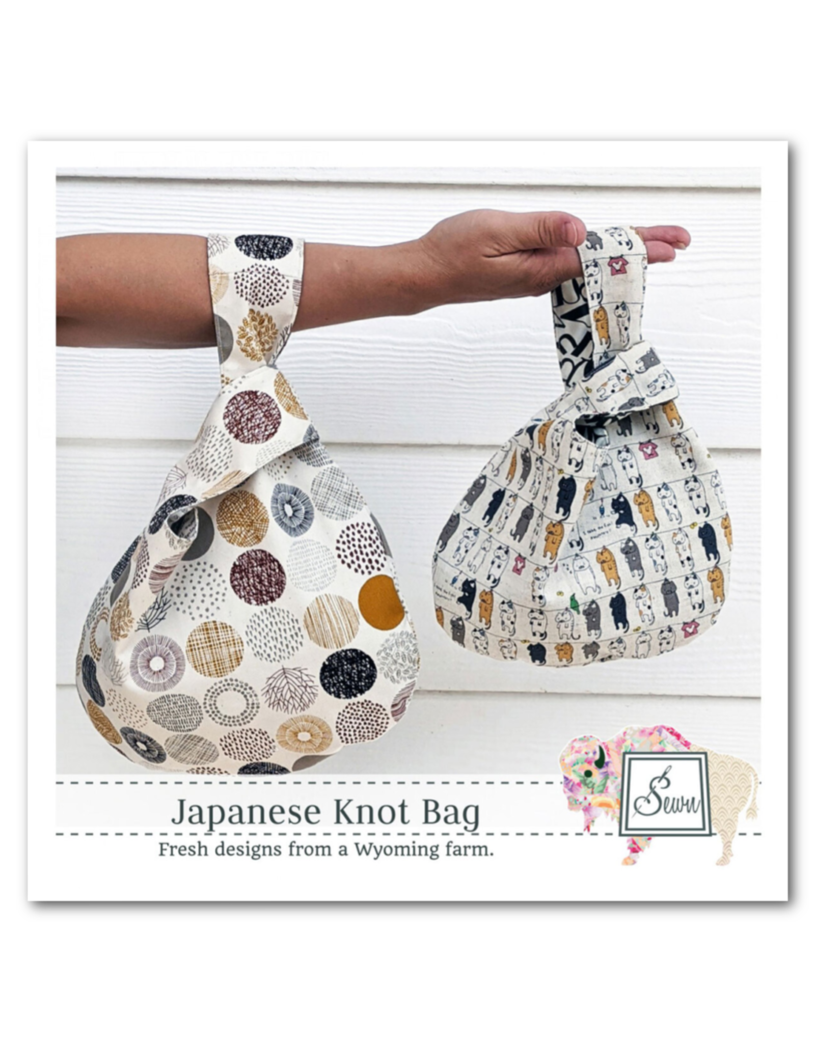Sewn Wyoming Japanese Knot Bag Pattern