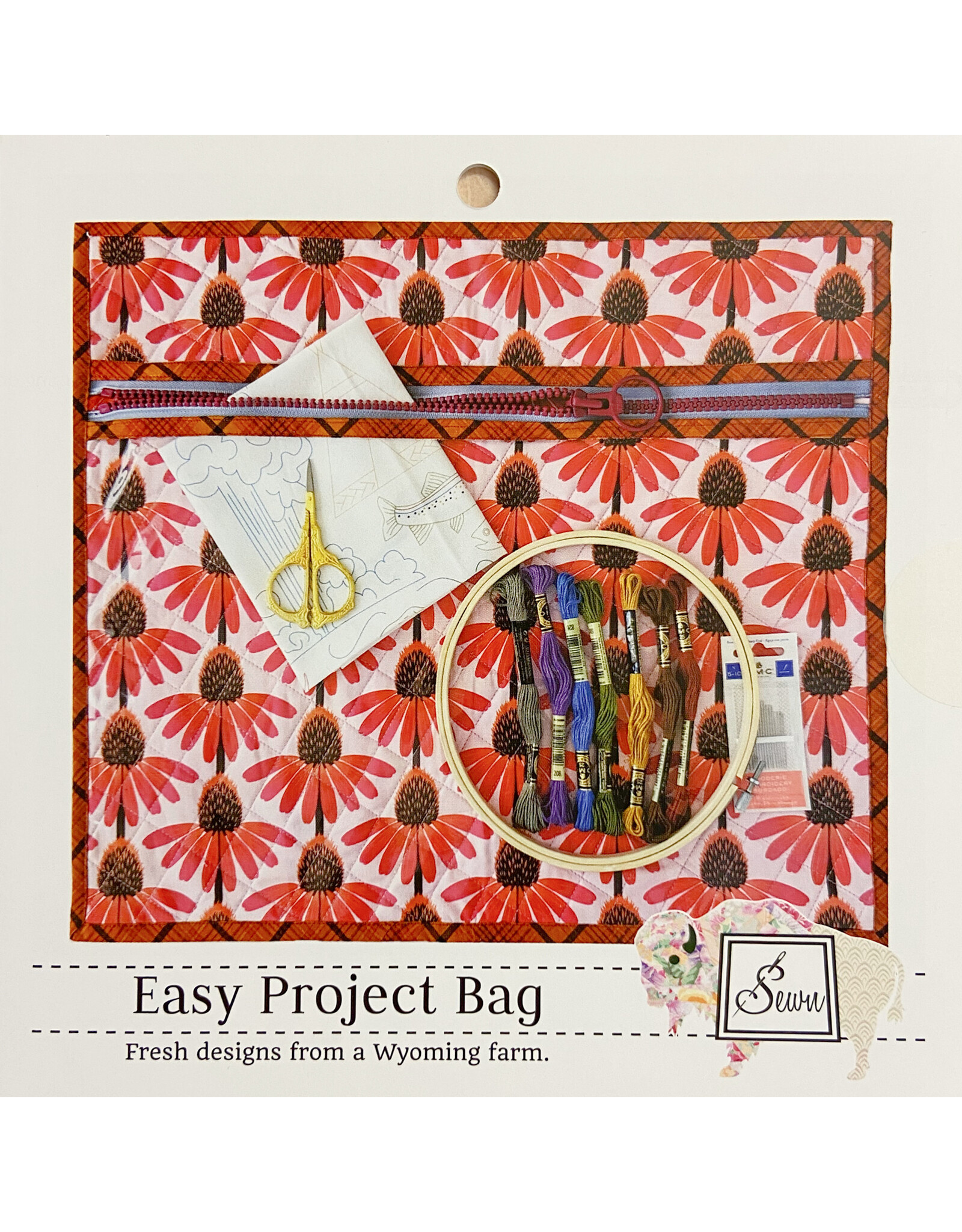 Sewn Wyoming Easy Project Bag Pattern