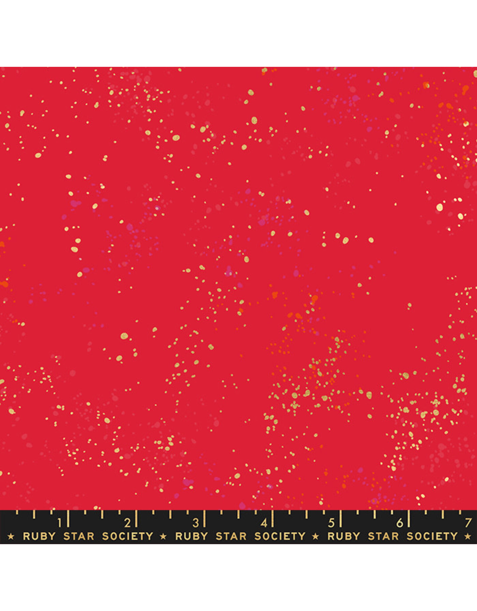 Rashida Coleman-Hale Speckled in Scarlet, Fabric Half-Yards