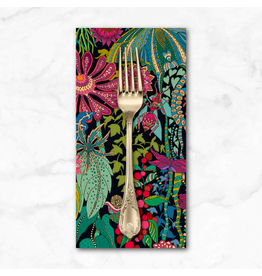 PD's Sally Kelly Collection Twilight, Twilight Dance in Black, Dinner Napkin