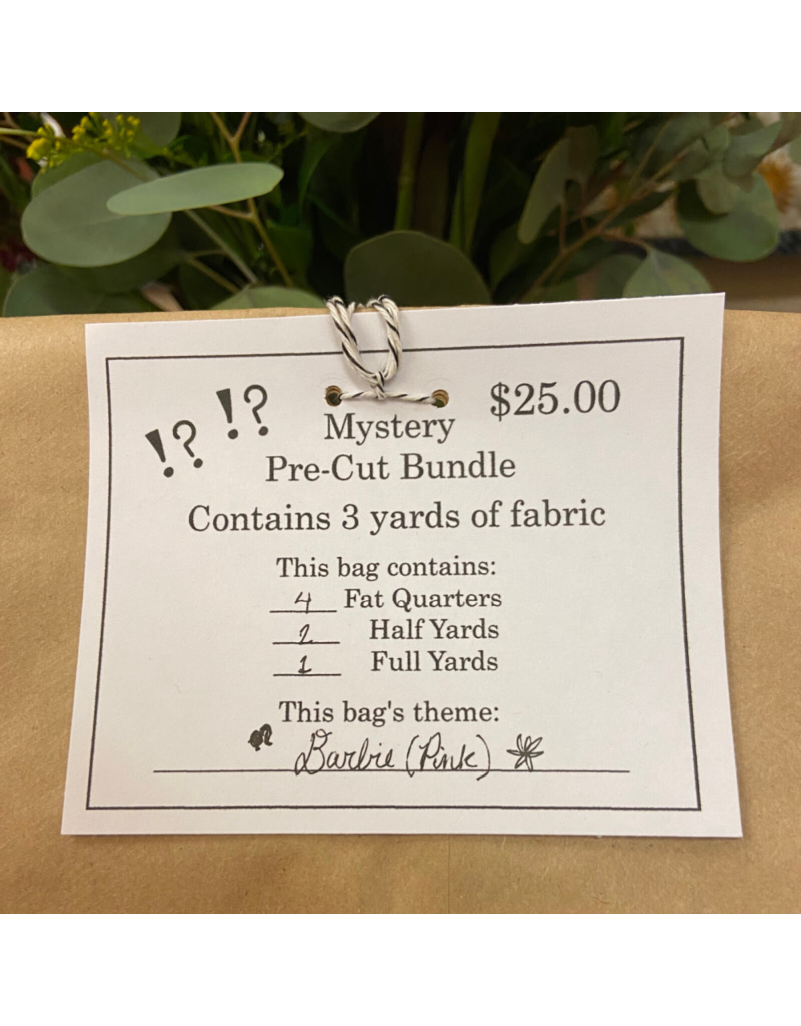 PD ON SALE- "Barbie (Pink)" Mystery Pre-Cut Bundle - Contains 3 Yards