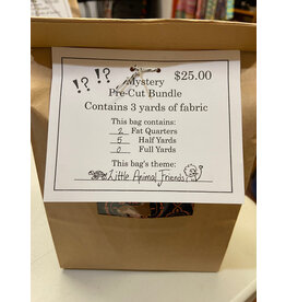 PD ON SALE- "Little Animal Friends" Mystery Pre-Cut Bundle - Contains 3 Yards