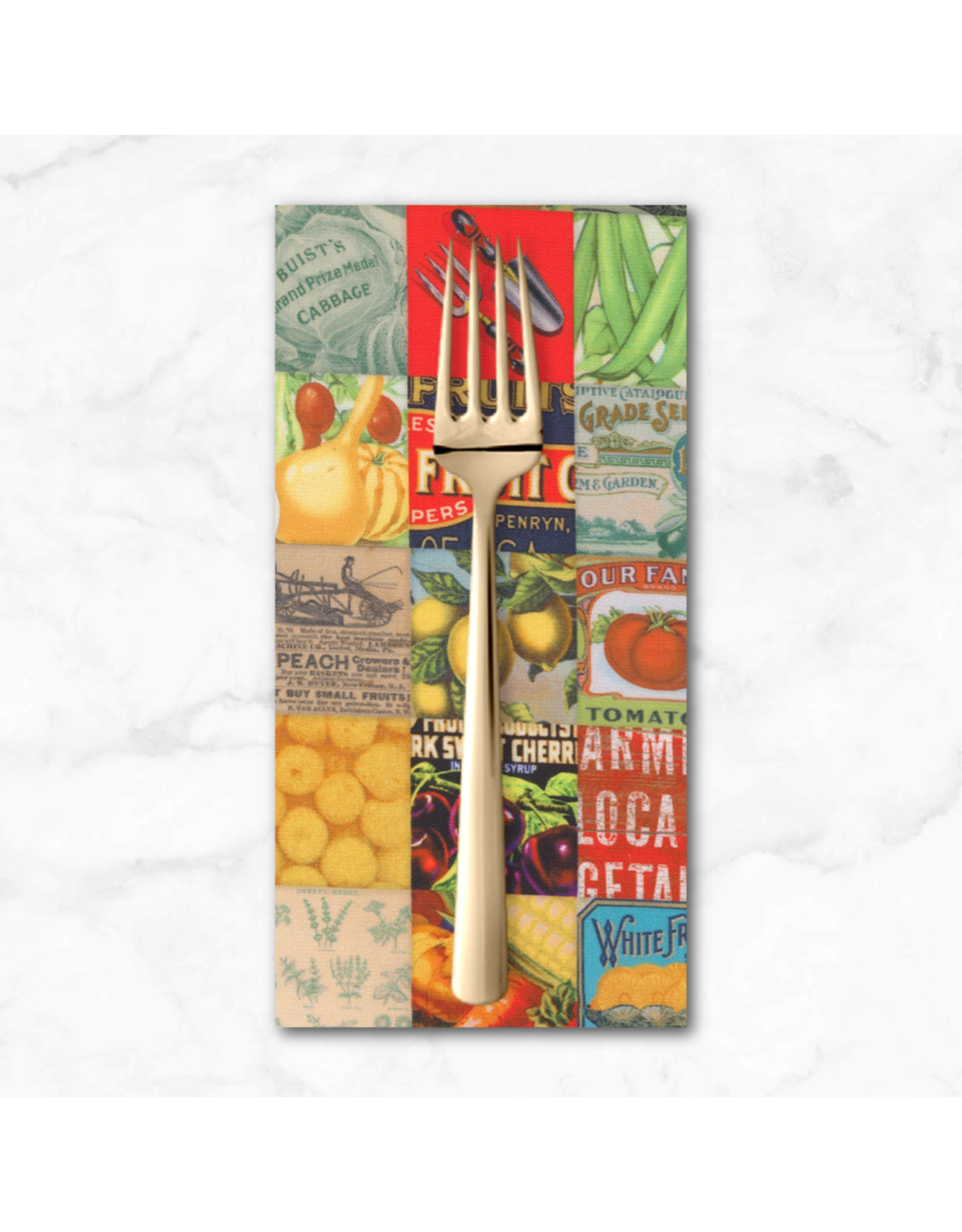 PD's Moda Collection Farm and Garden, Patchwork in Garden, Dinner Napkin