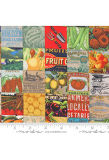 Moda Farm and Garden, Patchwork in Garden, Fabric Half-Yards