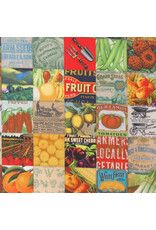 Moda Farm and Garden, Patchwork in Garden, Fabric Half-Yards