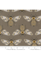 PD's Gingiber Collection Bee Garden, Bumblebee in Slate, Dinner Napkin