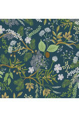 Rifle Paper Co. Rayon, English Rose, Juniper Forest in Evergreen, Fabric Half-Yards